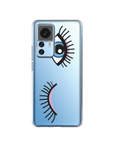 Coque Xiaomi 12T/12T Pro Eyes Oeil Yeux Bleus Transparente -  Léa Clément