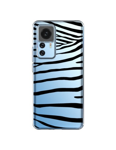 Coque Xiaomi 12T/12T Pro Zebre Zebra Noir Transparente - Project M