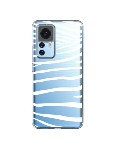 Coque Xiaomi 12T/12T Pro Zebre Zebra Blanc Transparente - Project M