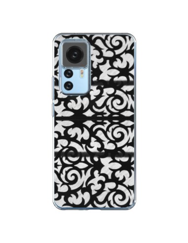 Coque Xiaomi 12T/12T Pro Abstrait Noir et Blanc - Irene Sneddon