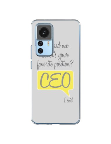 Coque Xiaomi 12T/12T Pro What's your favorite position CEO I said, jaune - Shop Gasoline