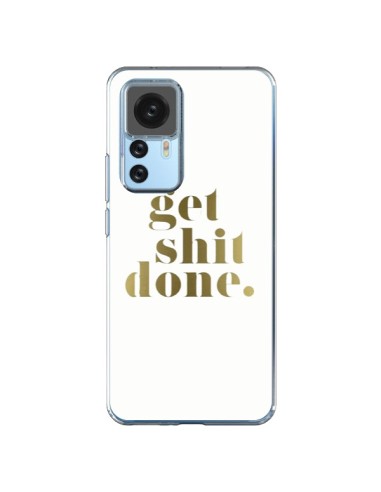 Coque Xiaomi 12T/12T Pro Get Shit Done Doré - Shop Gasoline