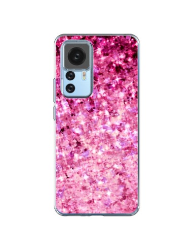 Cover Xiaomi 12T/12T Pro Romance Me Paillettes Rosas - Ebi Emporium