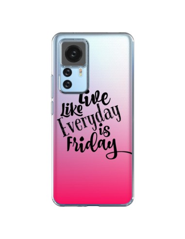 Coque Xiaomi 12T/12T Pro Everyday Friday Vendredi Live Vis Transparente - Ebi Emporium