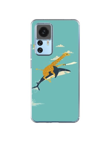 Coque Xiaomi 12T/12T Pro Girafe Epee Requin Volant - Jay Fleck