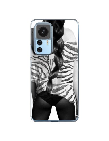 Coque Xiaomi 12T/12T Pro Femme Zebre - Jenny Liz Rome