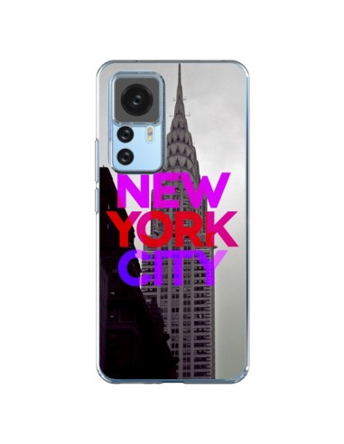 Coque Xiaomi 12T/12T Pro New York City Rose Rouge - Javier Martinez