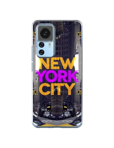 Coque Xiaomi 12T/12T Pro New York City Orange Violet - Javier Martinez