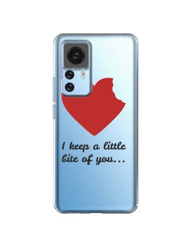 Coque Xiaomi 12T/12T Pro I keep a little bite of you Love Heart Amour Transparente - Julien Martinez