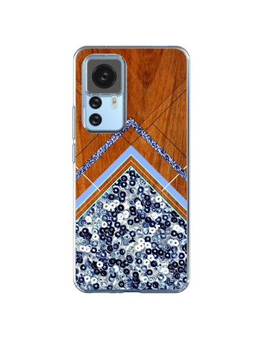 Coque Xiaomi 12T/12T Pro Sequin Geometry Bois Azteque Aztec Tribal - Jenny Mhairi