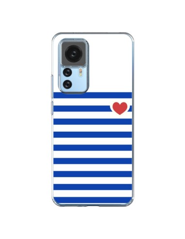 Coque Xiaomi 12T/12T Pro Mariniere Coeur - Jonathan Perez