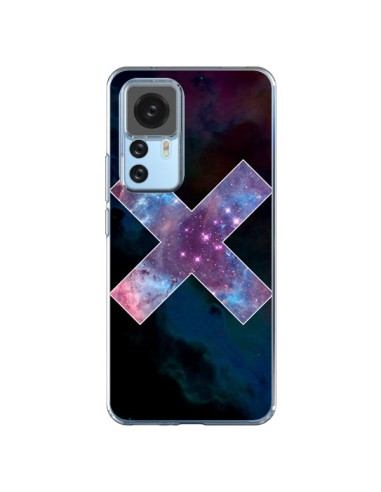 Coque Xiaomi 12T/12T Pro Nebula Cross Croix Galaxie - Jonathan Perez