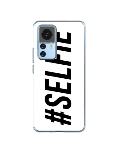 Coque Xiaomi 12T/12T Pro Hashtag Selfie Blanc Horizontal - Jonathan Perez