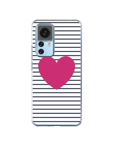 Coque Xiaomi 12T/12T Pro Coeur Traits Marin - Jonathan Perez