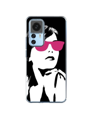 Coque Xiaomi 12T/12T Pro Fille Lunettes Roses - Jonathan Perez