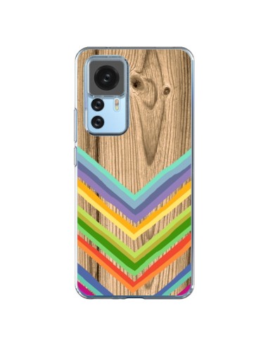 Coque Xiaomi 12T/12T Pro Tribal Azteque Bois Wood - Jonathan Perez