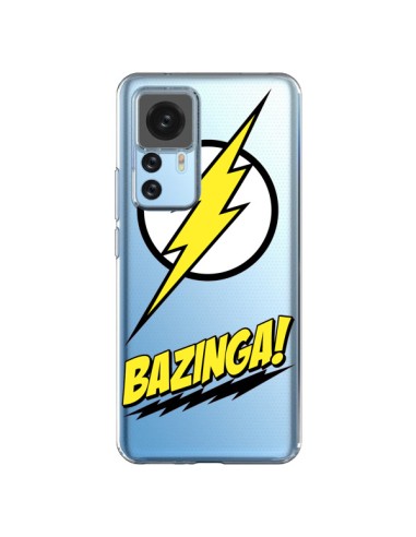 Coque Xiaomi 12T/12T Pro Bazinga Sheldon The Big Bang Thoery Transparente - Jonathan Perez