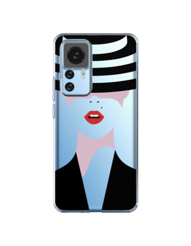 Coque Xiaomi 12T/12T Pro Femme Chapeau Hat Lady Transparente - Dricia Do