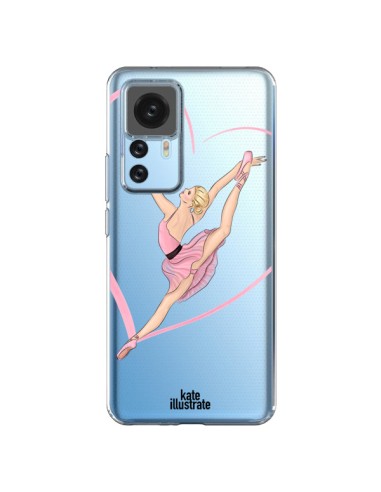 Coque Xiaomi 12T/12T Pro Ballerina Jump In The Air Ballerine Danseuse Transparente - kateillustrate