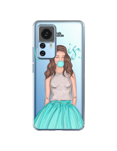 Coque Xiaomi 12T/12T Pro Bubble Girls Tiffany Bleu Transparente - kateillustrate