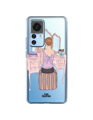 Coque Xiaomi 12T/12T Pro Vanity Coiffeuse Make Up Transparente - kateillustrate