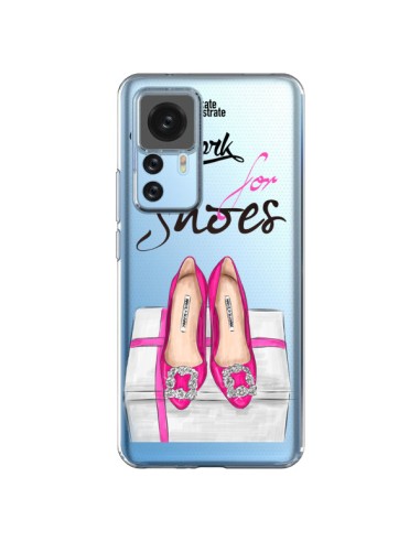 Coque Xiaomi 12T/12T Pro I Work For Shoes Chaussures Transparente - kateillustrate