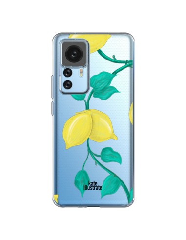 Coque Xiaomi 12T/12T Pro Lemons Citrons Transparente - kateillustrate