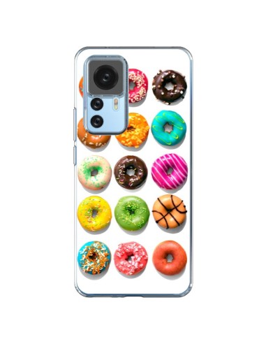 Coque Xiaomi 12T/12T Pro Donuts Multicolore Chocolat Vanille - Laetitia