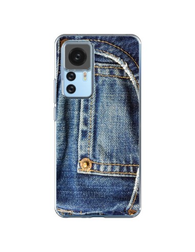 Coque Xiaomi 12T/12T Pro Jean Bleu Vintage - Laetitia