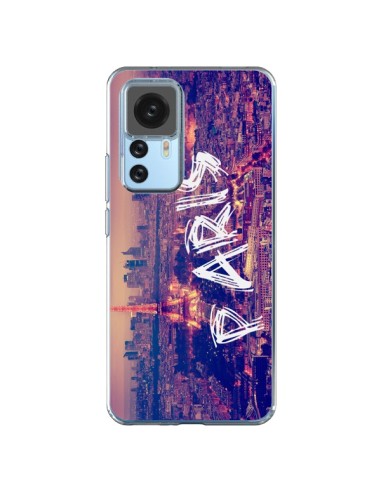 Coque Xiaomi 12T/12T Pro Paris Tour Eiffel Tower Nuit - Laetitia