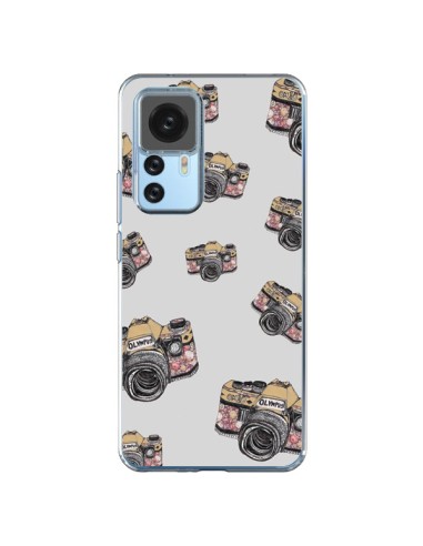 Coque Xiaomi 12T/12T Pro Appareil photo vintage Rose - Laetitia