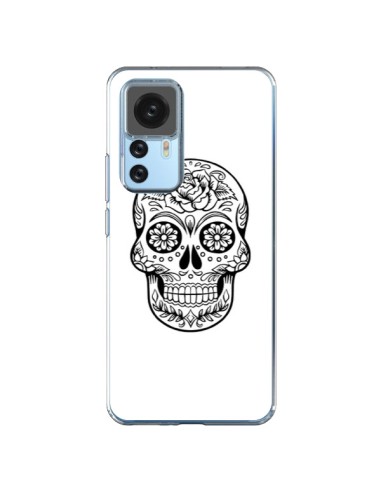 Coque Xiaomi 12T/12T Pro Tête de Mort Mexicaine Noir - Laetitia