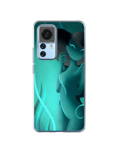 Coque Xiaomi 12T/12T Pro Femme Enora Blue Smoke - LouJah