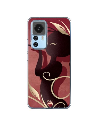 Coque Xiaomi 12T/12T Pro Femme Asiatique Love Coeur - LouJah