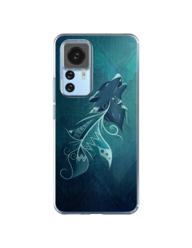 Coque Xiaomi 12T/12T Pro Wolfeather Plume Loup - LouJah