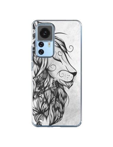 Cover Xiaomi 12T/12T Pro Poetic Leone Nero Bianco - LouJah