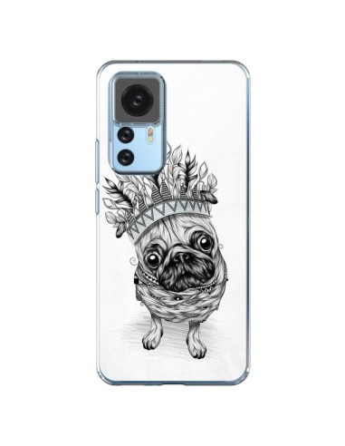 Coque Xiaomi 12T/12T Pro Indian Dog Chien Indien Chef Couronne - LouJah