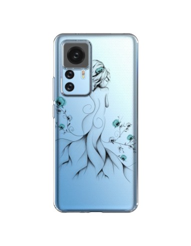 Coque Xiaomi 12T/12T Pro Princesse Fleurs Transparente - LouJah