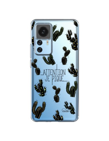 Coque Xiaomi 12T/12T Pro Cactus Je Pique Transparente - Lolo Santo