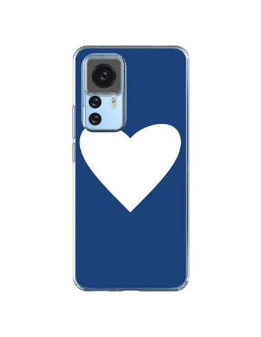 Coque Xiaomi 12T/12T Pro Coeur Navy Blue Heart - Mary Nesrala