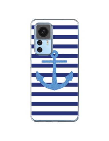 Coque Xiaomi 12T/12T Pro Ancre Voile Marin Navy Blue - Mary Nesrala