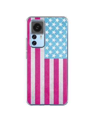 Coque Xiaomi 12T/12T Pro Drapeau USA Vintage - Mary Nesrala