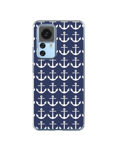 Coque Xiaomi 12T/12T Pro Ancre Marin Bleu Anchors Navy - Mary Nesrala