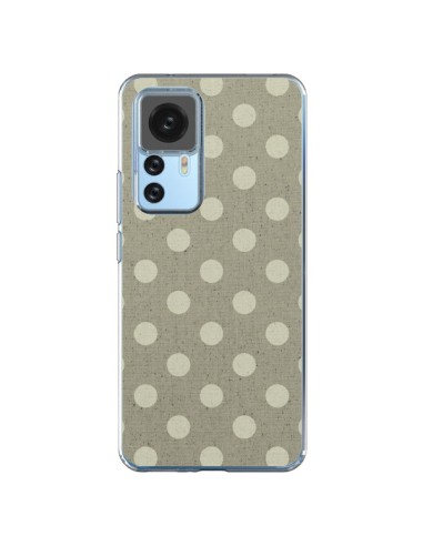 Coque Xiaomi 12T/12T Pro Pois Polka Camel - Mary Nesrala