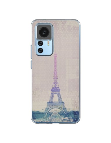 Coque Xiaomi 12T/12T Pro I love Paris Tour Eiffel - Mary Nesrala