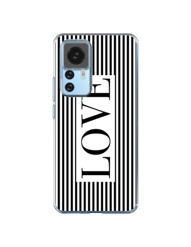 Xiaomi 12T/12T Pro Case Love White e Black - Mary Nesrala