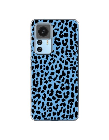 Coque Xiaomi 12T/12T Pro Leopard Bleu Neon - Mary Nesrala