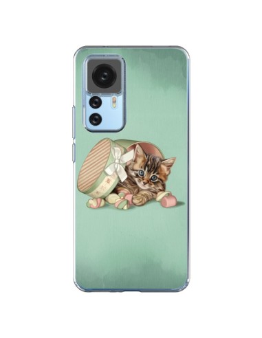 Coque Xiaomi 12T/12T Pro Chaton Chat Kitten Boite Bonbon Candy - Maryline Cazenave