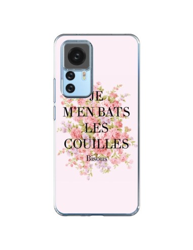 Coque Xiaomi 12T/12T Pro Je m'en bats les couilles Bisous - Maryline Cazenave