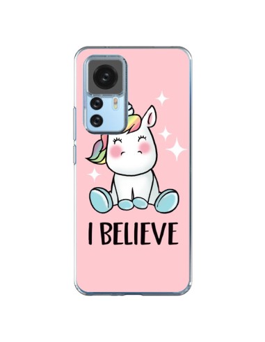 Coque Xiaomi 12T/12T Pro Licorne I Believe - Maryline Cazenave